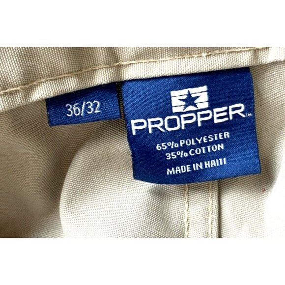 Propper Mens Pants Army Military Cargo Khaki Beige 36 x 32 Pockets - Picture 7 of 7
